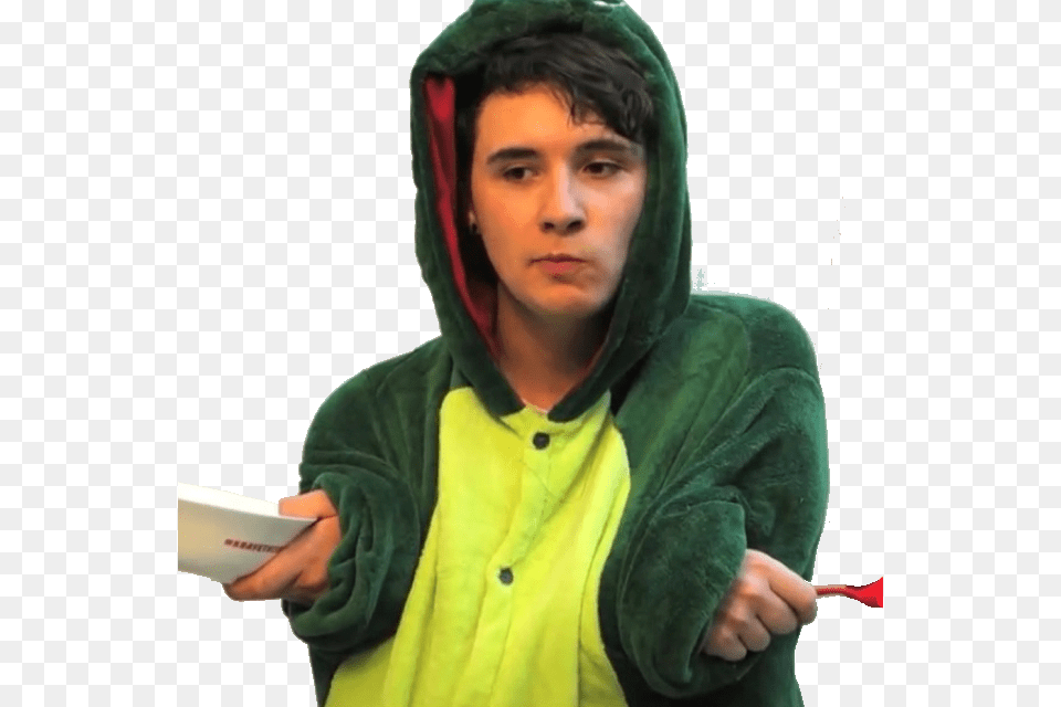 Pnan Phandom Danisnotonfire Dan Howell Phan Phandom Den I Fil, Clothing, Hood, Sweater, Knitwear Free Png Download