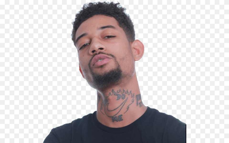 Pnb Rock Without Background, Tattoo, Body Part, Face, Head Free Png