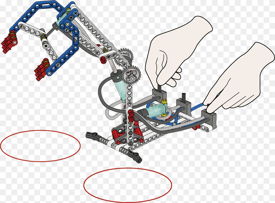 Pneumatic Arm Metal Pick Lego Robotic Arm, Electronics, Hardware, Computer Hardware, Robot Free Png Download