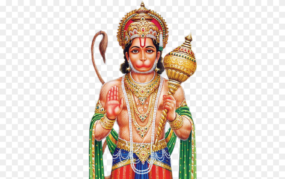 Pngforall God Anjaneya Transparent Background Hanuman Ji, Adult, Bride, Female, Person Free Png