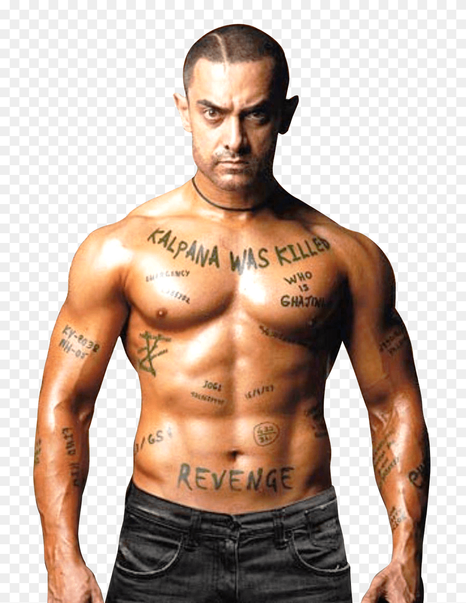 Pngpix Com Aamir Khan Transparent Image, Person, Skin, Tattoo, Adult Free Png Download