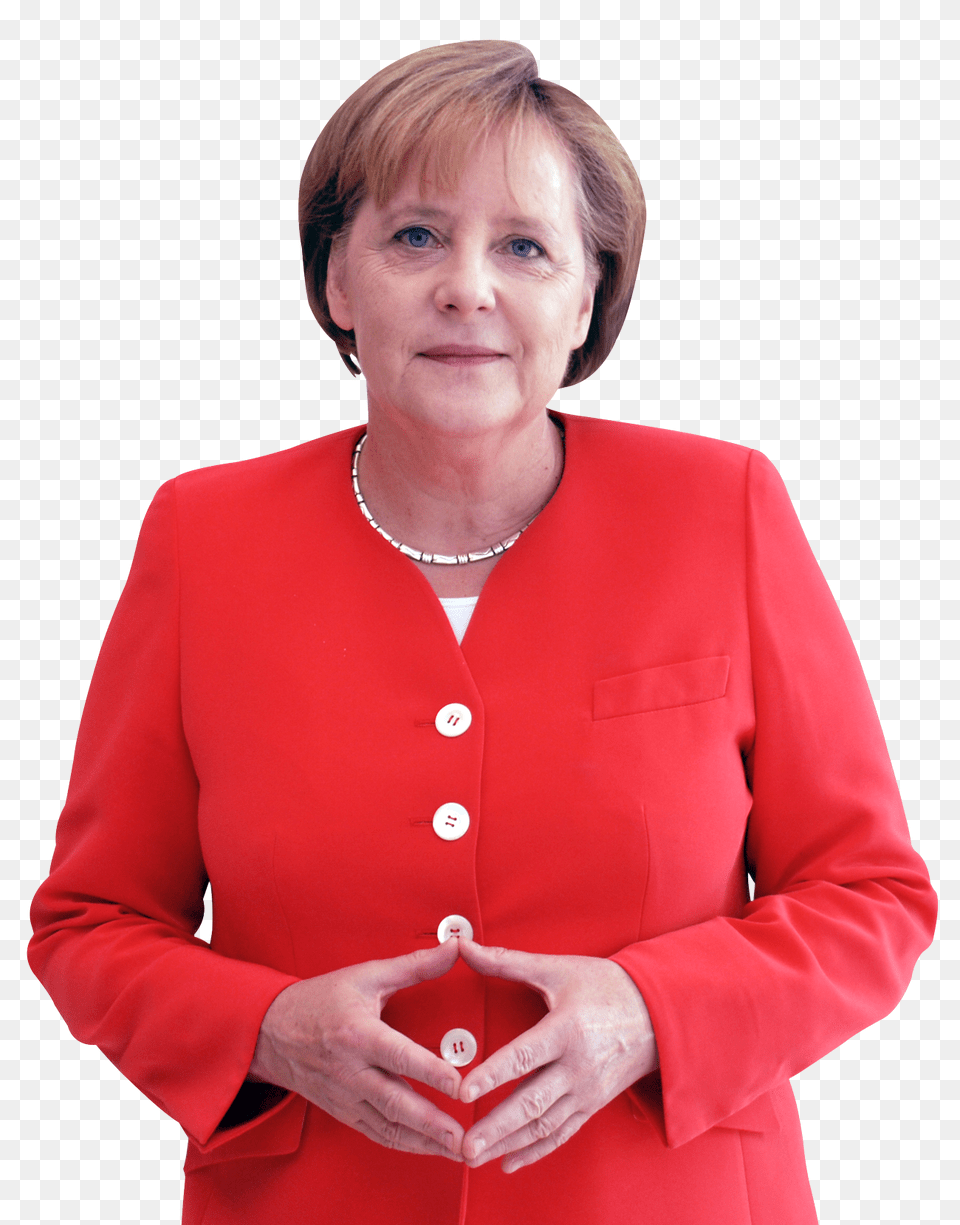 Pngpix Com Angela Merkel Transparent Woman, Adult, Sleeve, Clothing Png Image