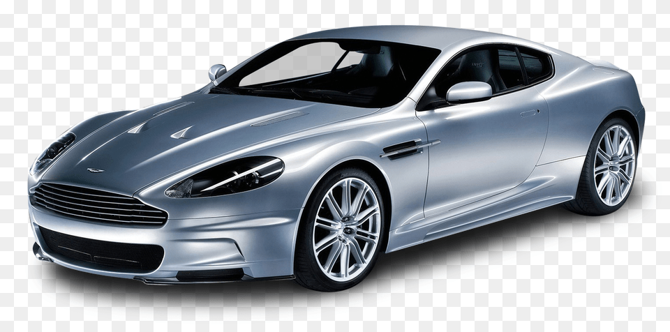 Pngpix Com Aston Martin Dbs Silver Car Image, Wheel, Vehicle, Coupe, Machine Free Transparent Png