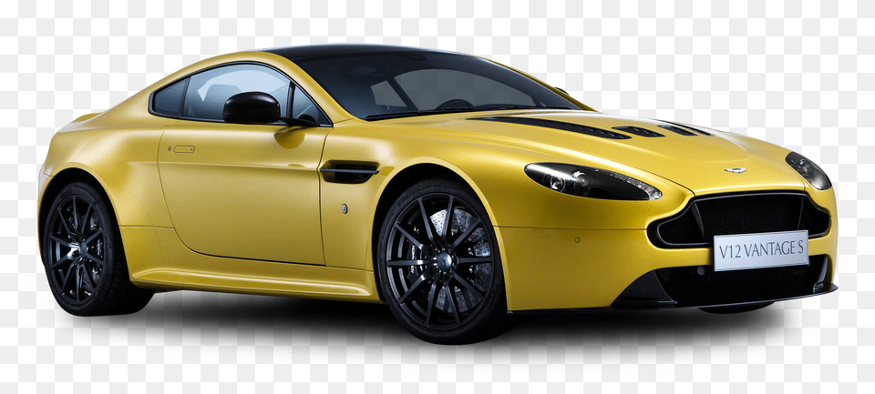 Pngpix Com Aston Martin V12 Vantage S Yellow Car Alloy Wheel, Vehicle, Transportation, Tire Png Image