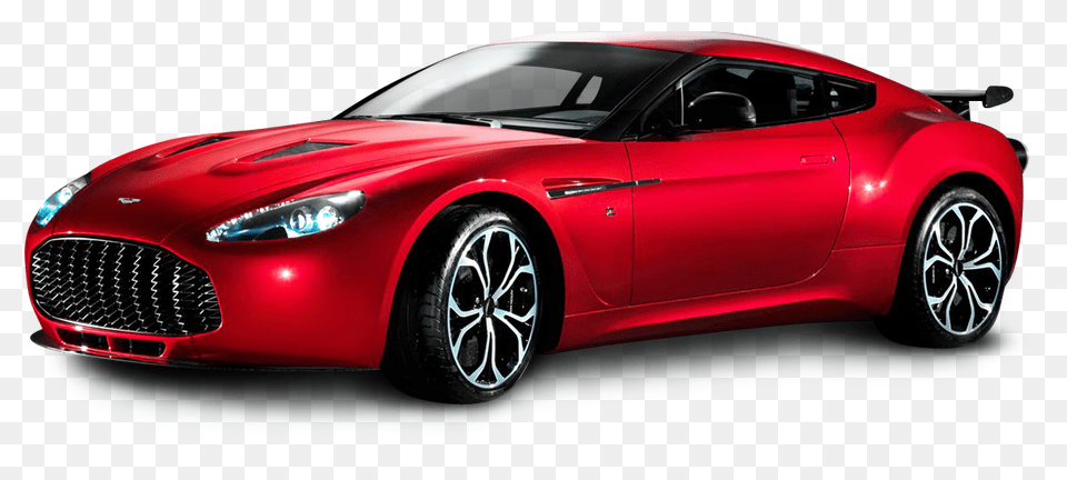 Pngpix Com Aston Martin V12 Zagato Red Sports Car Image, Alloy Wheel, Vehicle, Transportation, Tire Free Png Download