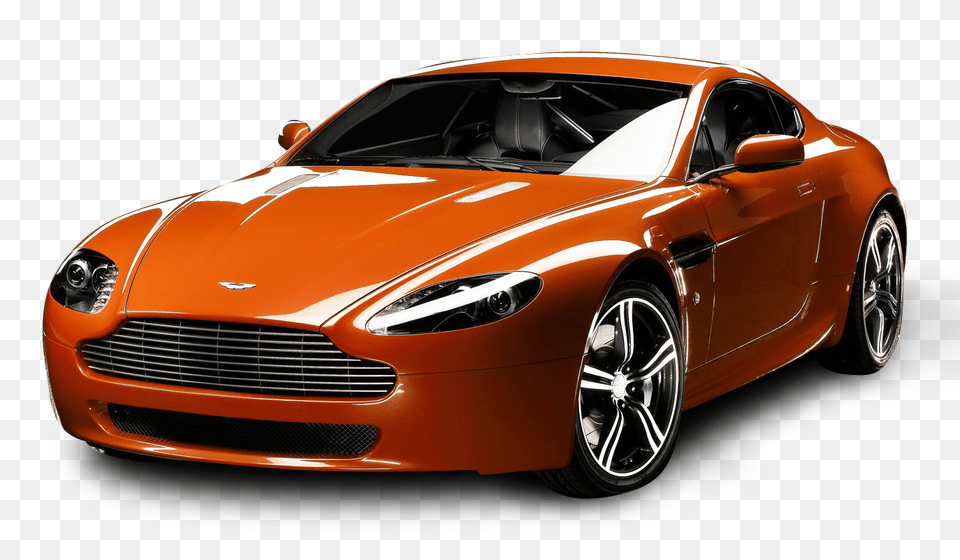 Pngpix Com Aston Martin V8 Vantage N400 Orange Car, Vehicle, Coupe, Transportation, Sports Car Free Png