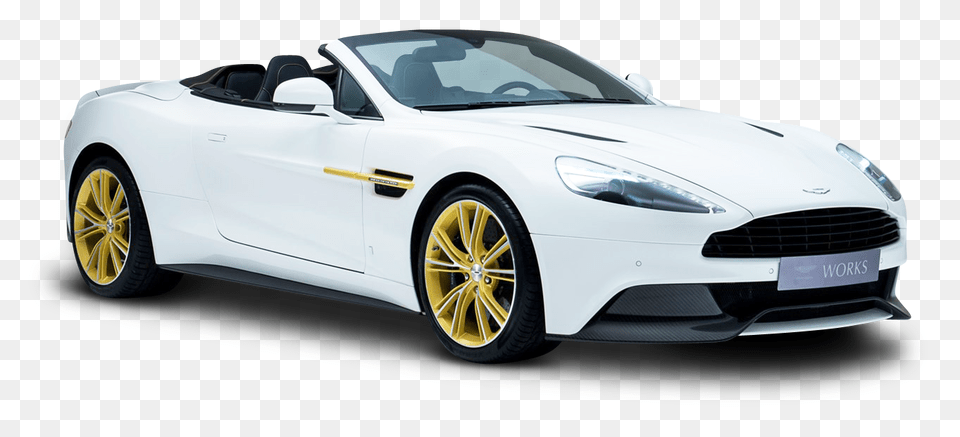 Pngpix Com Aston Martin White Car Image, Wheel, Vehicle, Machine, Transportation Free Transparent Png