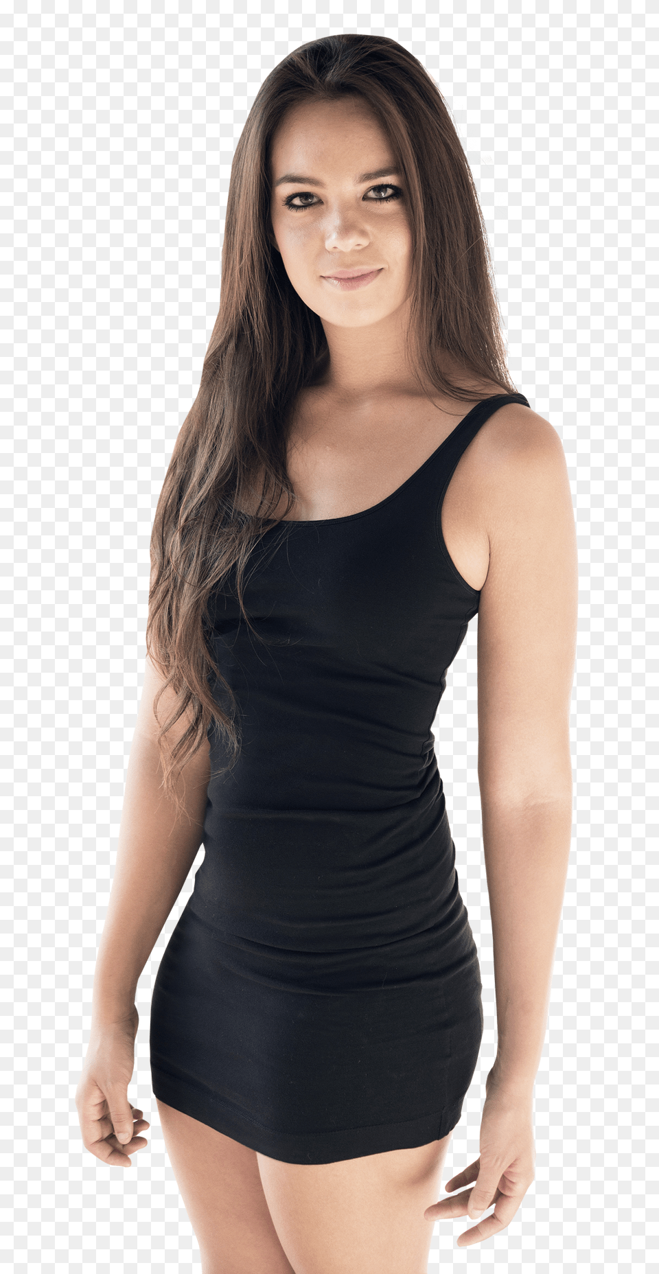 Pngpix Com Attractive Young Woman Standing Image, Clothing, Dress, Adult, Female Free Png