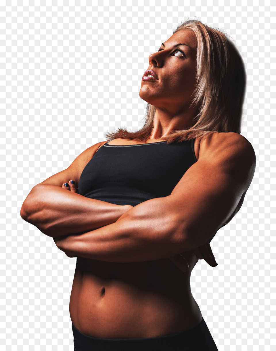 Pngpix Com Beautiful Muscular Fit Woman Standing Image, Adult, Person, Female, Face Free Png Download