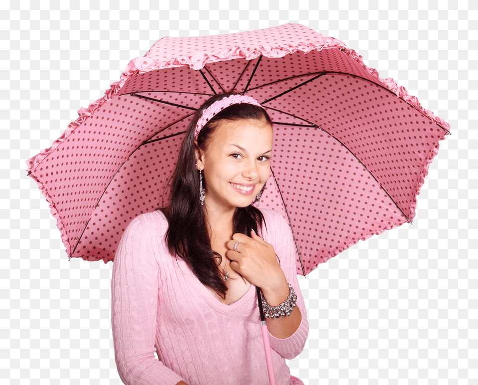 Pngpix Com Beautiful Young Girl With Umbrella Image, Canopy, Woman, Adult, Female Free Png