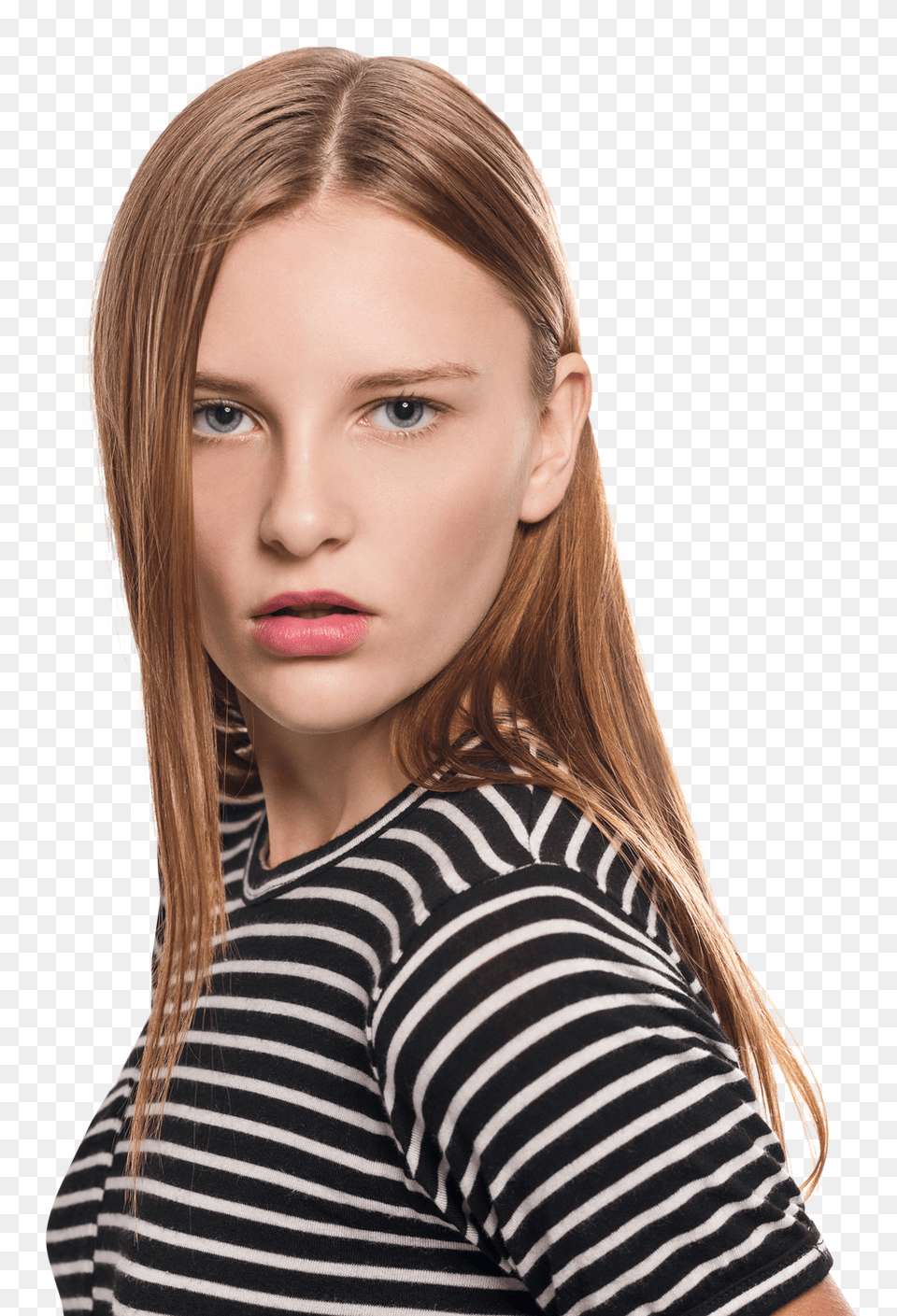 Pngpix Com Beautiful Young Woman Face Close Up Portrait, Photography, Person, Head Png Image