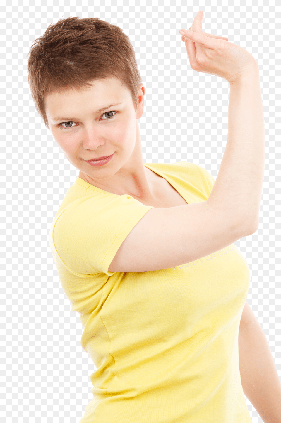Pngpix Com Beautiful Young Woman Wearing Casual Dress Image, Hand, Body Part, Person, Finger Png