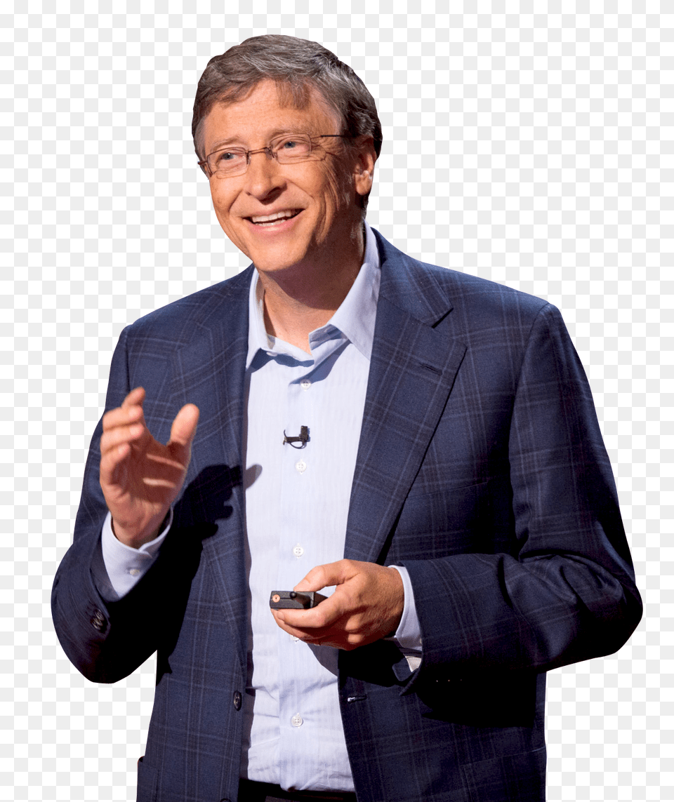 Pngpix Com Bill Gates Image, Hand, Finger, Person, Coat Free Transparent Png