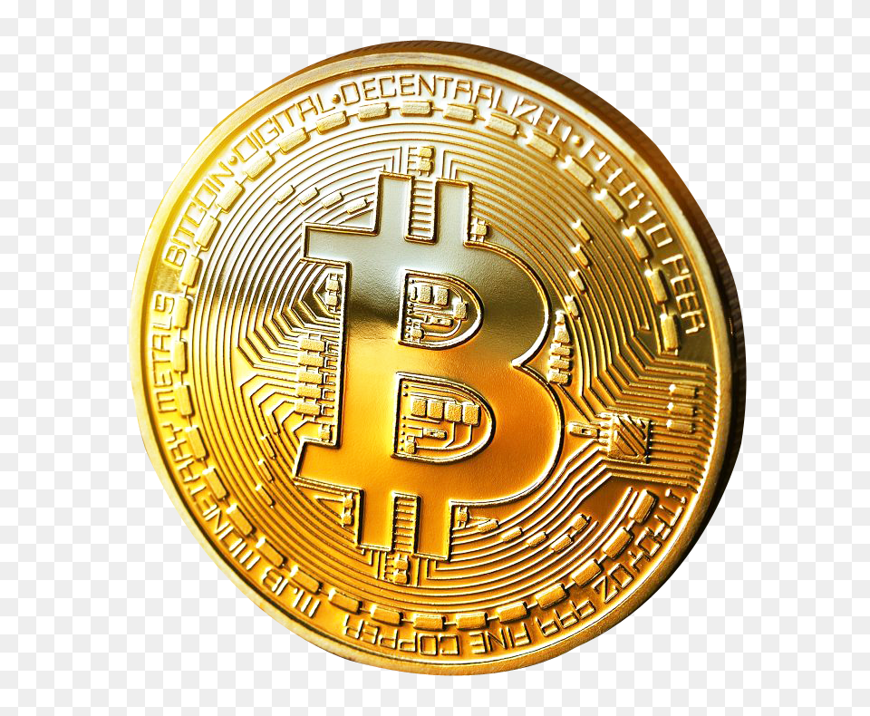 Pngpix Com Bitcoin Image, Gold, Wristwatch, Coin, Money Free Png Download