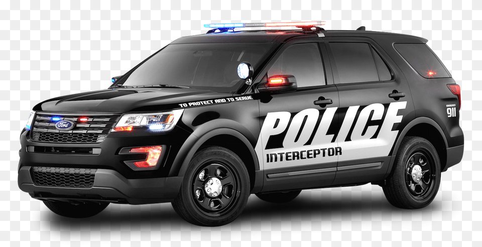 Pngpix Com Black Ford Police Interceptor Car, Transportation, Vehicle, Machine, Wheel Free Png Download