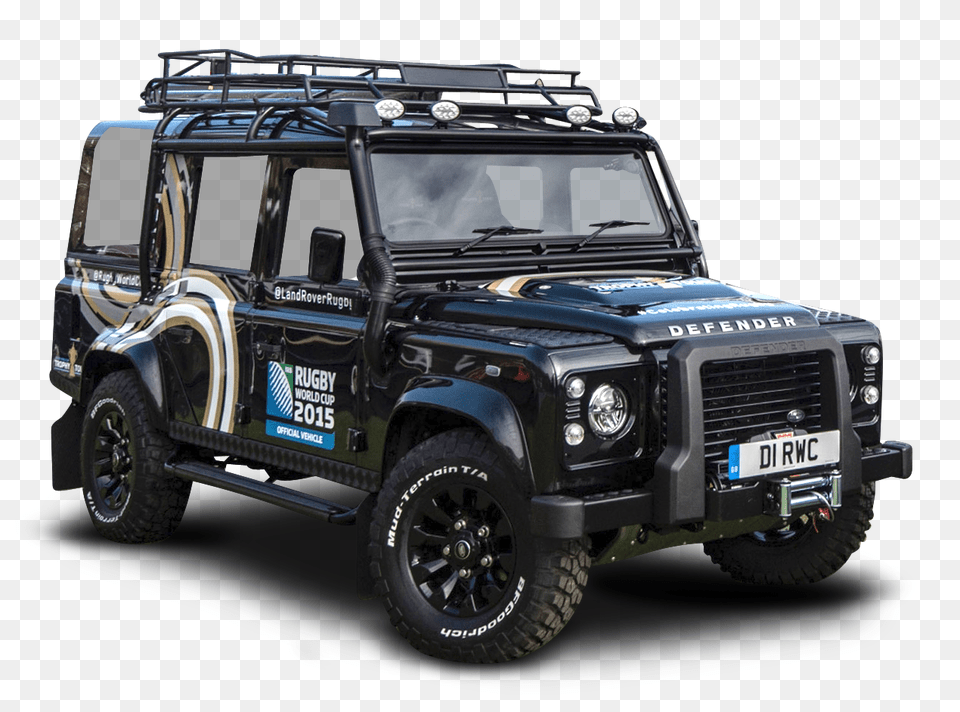 Pngpix Com Black Land Rover Defender Car Image, Furniture, Transportation, Vehicle, Machine Png