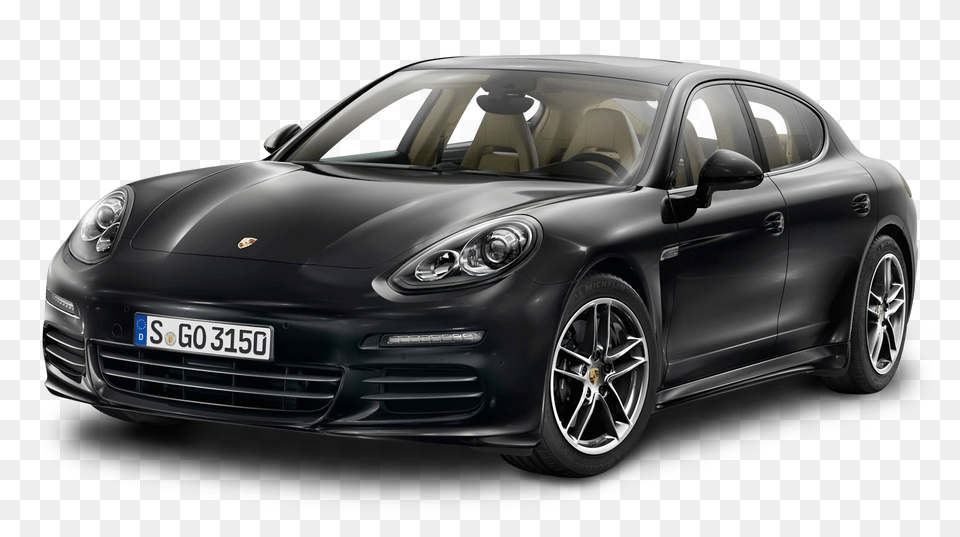 Pngpix Com Black Porsche Panamera Car Image, Sedan, Vehicle, Transportation, Wheel Free Png Download