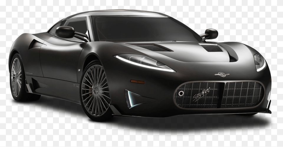Pngpix Com Black Spyker C8 Preliator Car Image, Vehicle, Transportation, Sports Car, Wheel Free Png