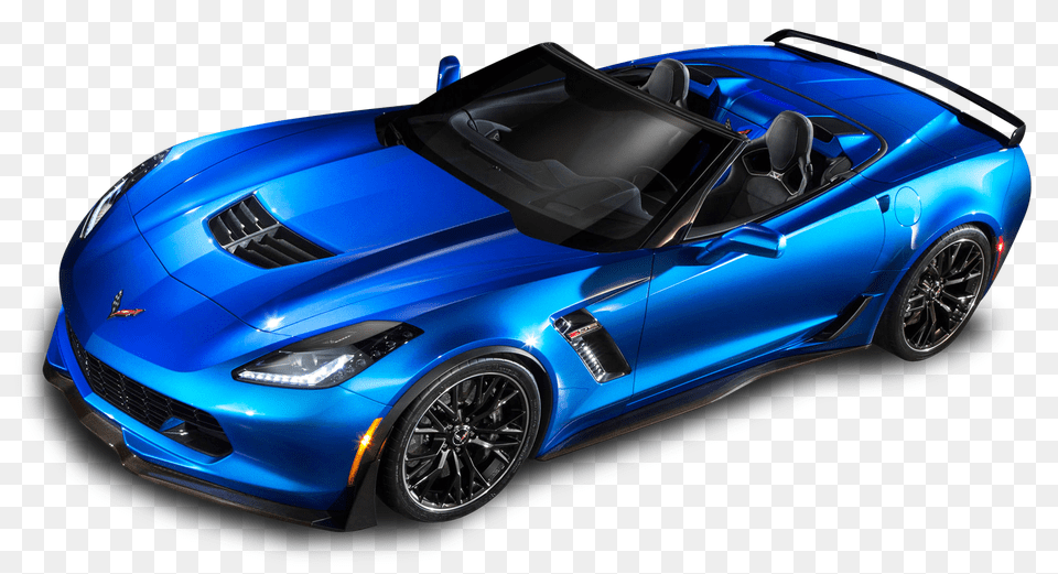 Pngpix Com Blue Chevrolet Corvette Z06 Top View Car Image, Wheel, Vehicle, Transportation, Machine Png