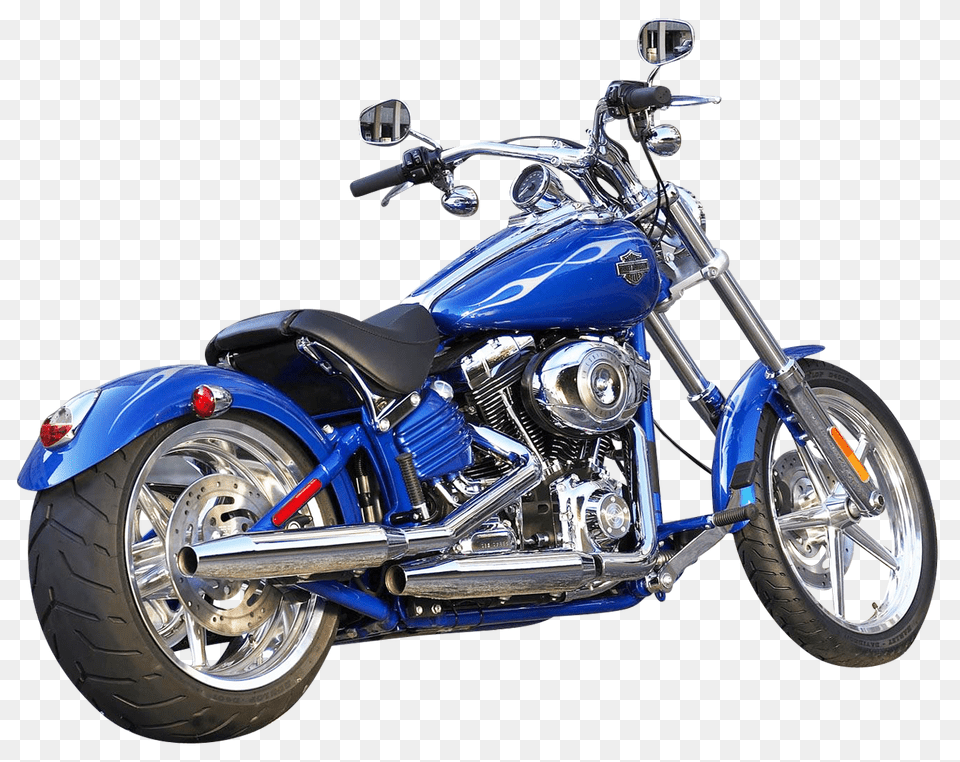 Pngpix Com Blue Harley Davidson Motorcycle Bike, Wheel, Machine, Spoke, Vehicle Free Png Download