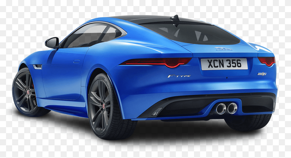 Pngpix Com Blue Jaguar F Type Back View Car Image, Coupe, Sports Car, Transportation, Vehicle Free Png Download
