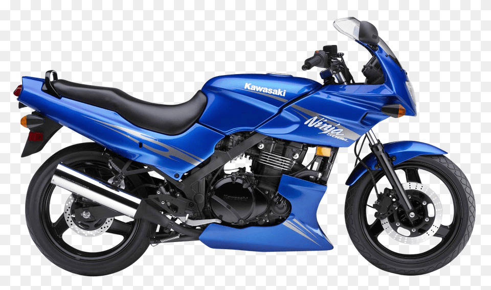 Pngpix Com Blue Kawasaki Ninja 500r Motorcycle Bike Image, Machine, Spoke, Transportation, Vehicle Free Png