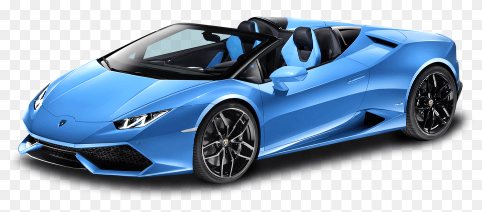 Pngpix Com Blue Lamborghini Huracan Lp 610 4 Spyder Car, Vehicle, Transportation, Wheel, Machine Png