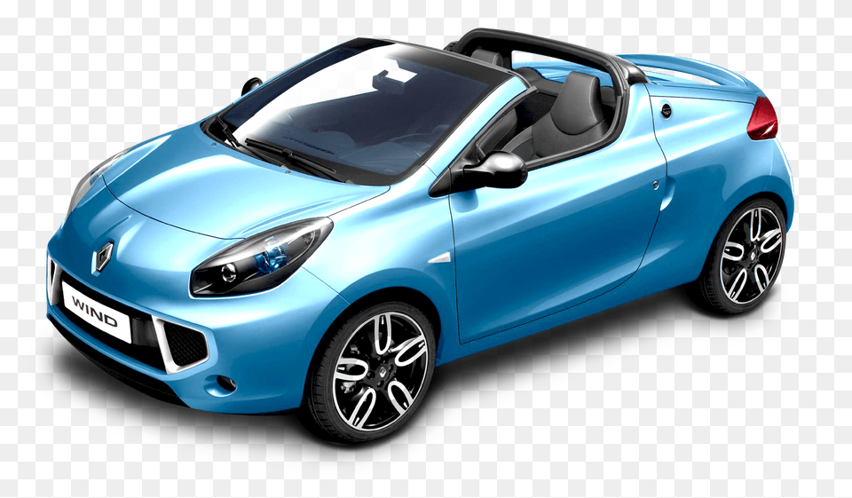 Pngpix Com Blue Renault Wind Car Image, Convertible, Transportation, Vehicle, Machine Png