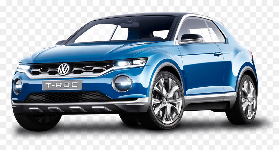 Pngpix Com Blue Volkswagen T Roc Car Image, Vehicle, Transportation, Sports Car, Coupe Free Png