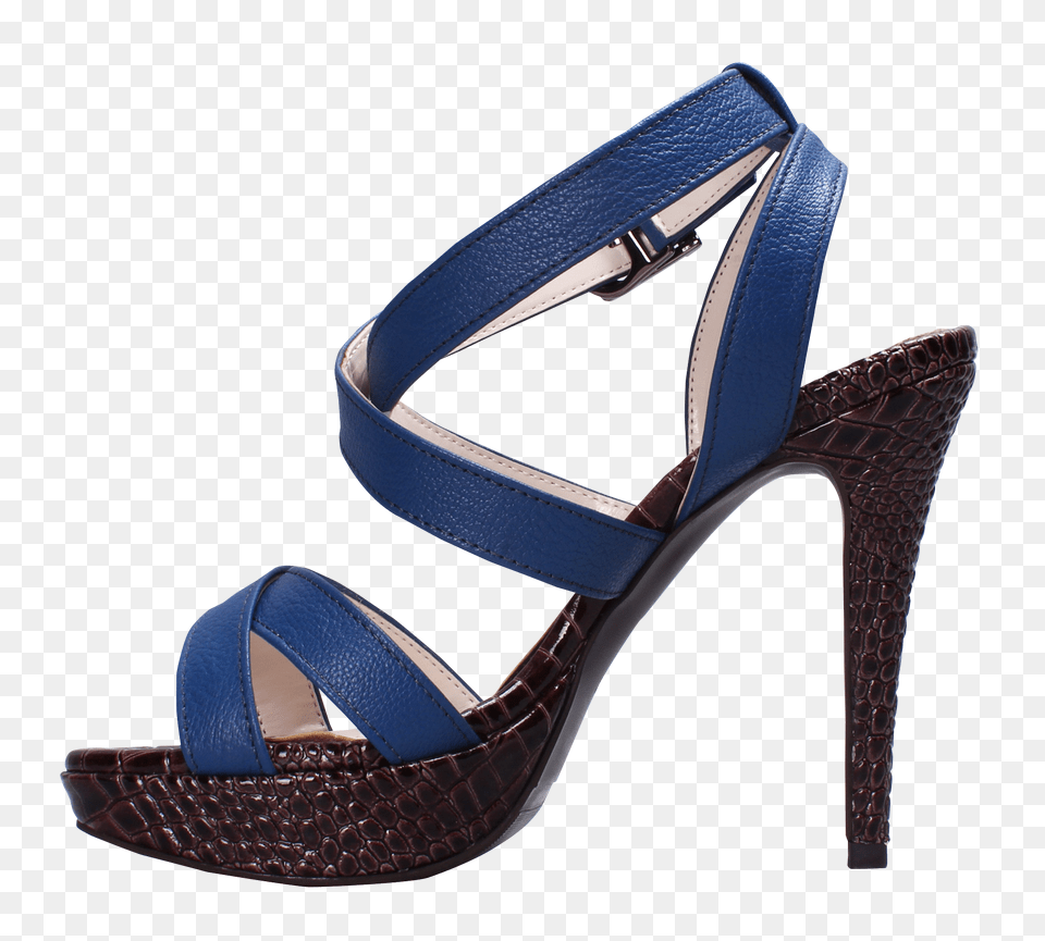 Pngpix Com Blue Women Sandal Image, Clothing, Footwear, High Heel, Shoe Png