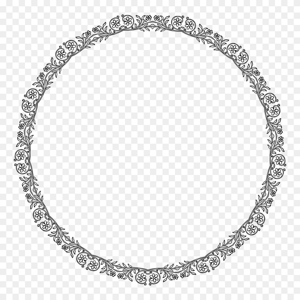 Pngpix Com Circle Floral Border Image, Oval, First Aid Free Transparent Png