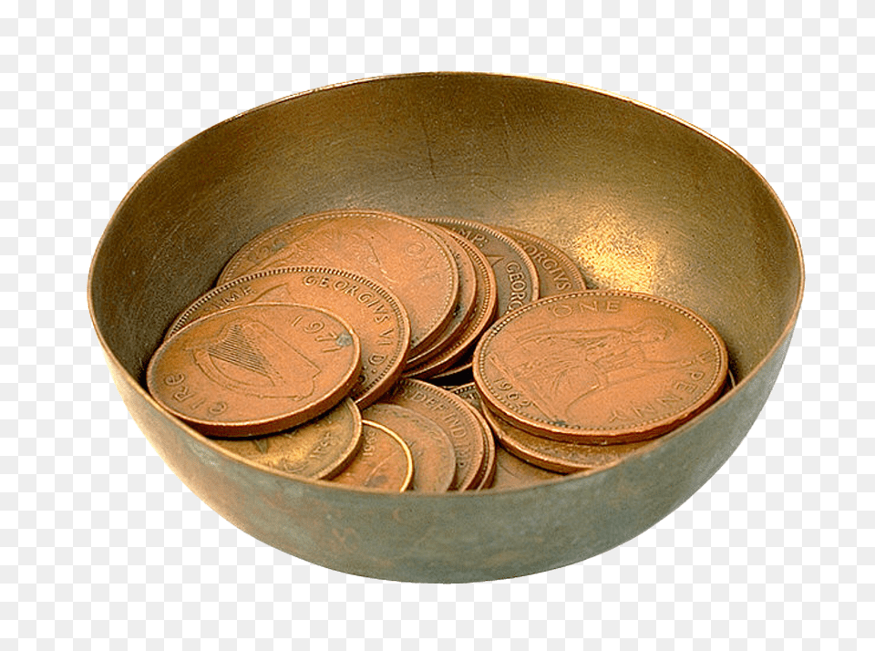 Pngpix Com Coins Image, Bronze, Bowl, Coin, Money Free Png Download