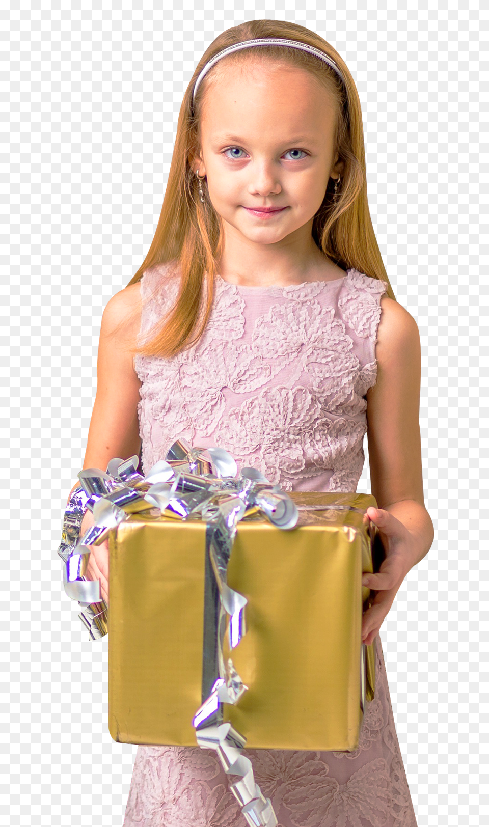 Pngpix Com Cute Girl Holding Gift Box Image, Child, Female, Person, Face Free Png