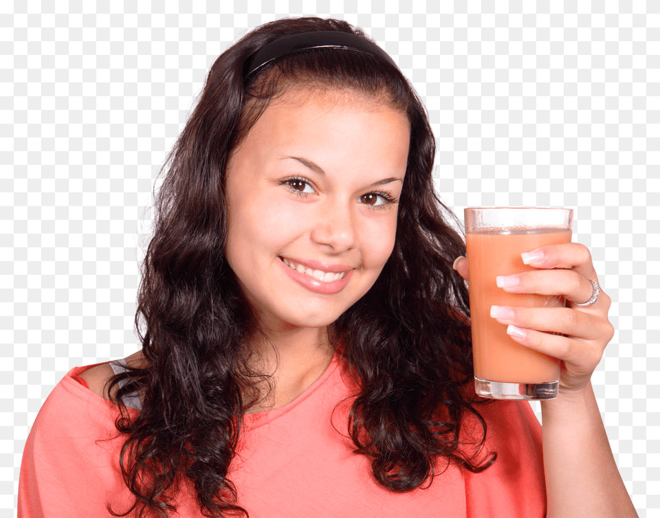 Pngpix Com Cute Girl Holding Glass Of Fresh Juice Image, Body Part, Person, Finger, Hand Png