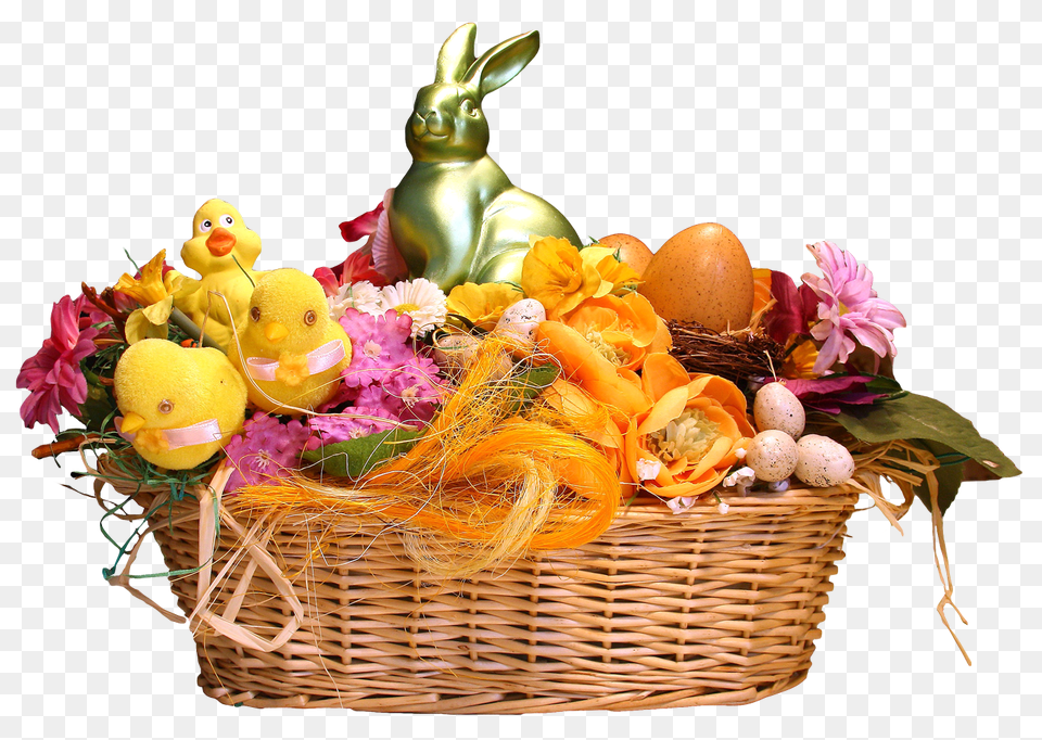 Pngpix Com Easter Basket Transparent Image, Flower, Flower Arrangement, Flower Bouquet, Plant Png