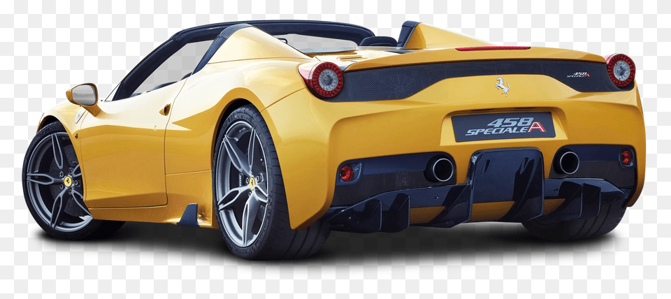 Pngpix Com Ferrari 458 Speciale Aperta Yellow Car, Alloy Wheel, Vehicle, Transportation, Tire Png