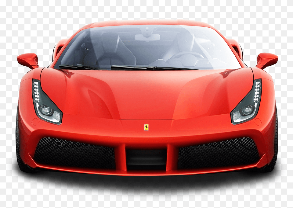 Pngpix Com Ferrari 488 Gtb Red Car, Coupe, Sports Car, Transportation, Vehicle Png Image