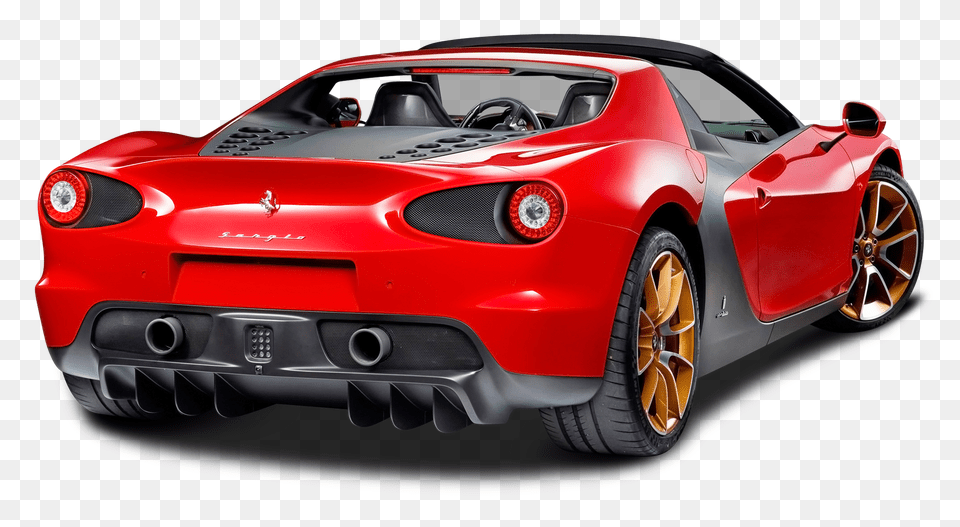 Pngpix Com Ferrari Sergio Back View Image, Car, Vehicle, Transportation, Coupe Png