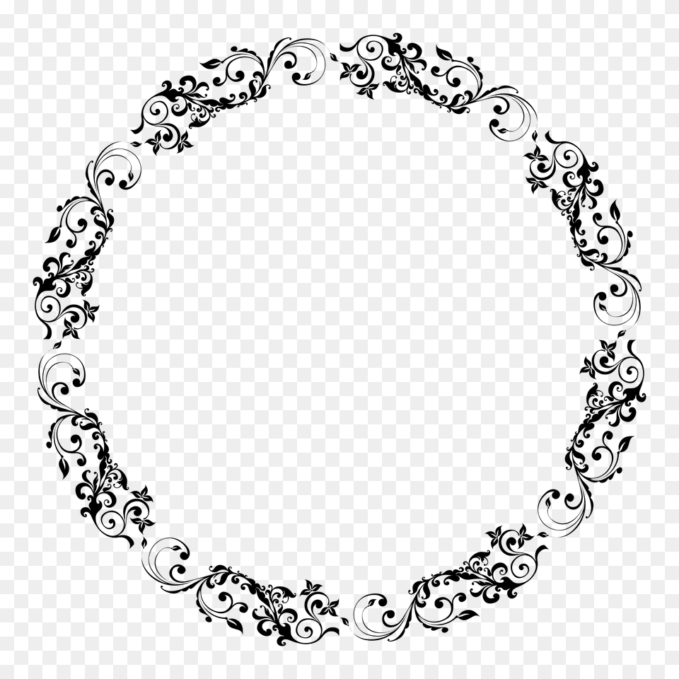 Pngpix Com Floral Border Image 1, Oval, First Aid Free Png
