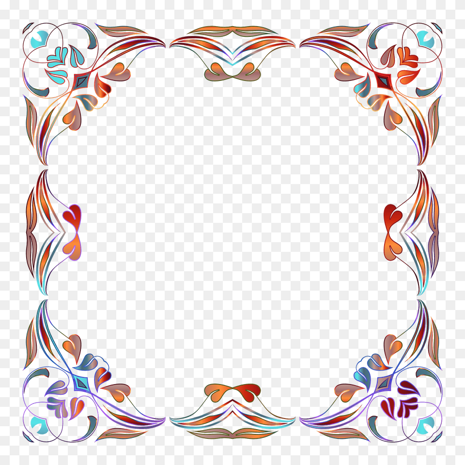 Pngpix Com Floral Border Image, Graphics, Art, Floral Design, Pattern Free Png Download