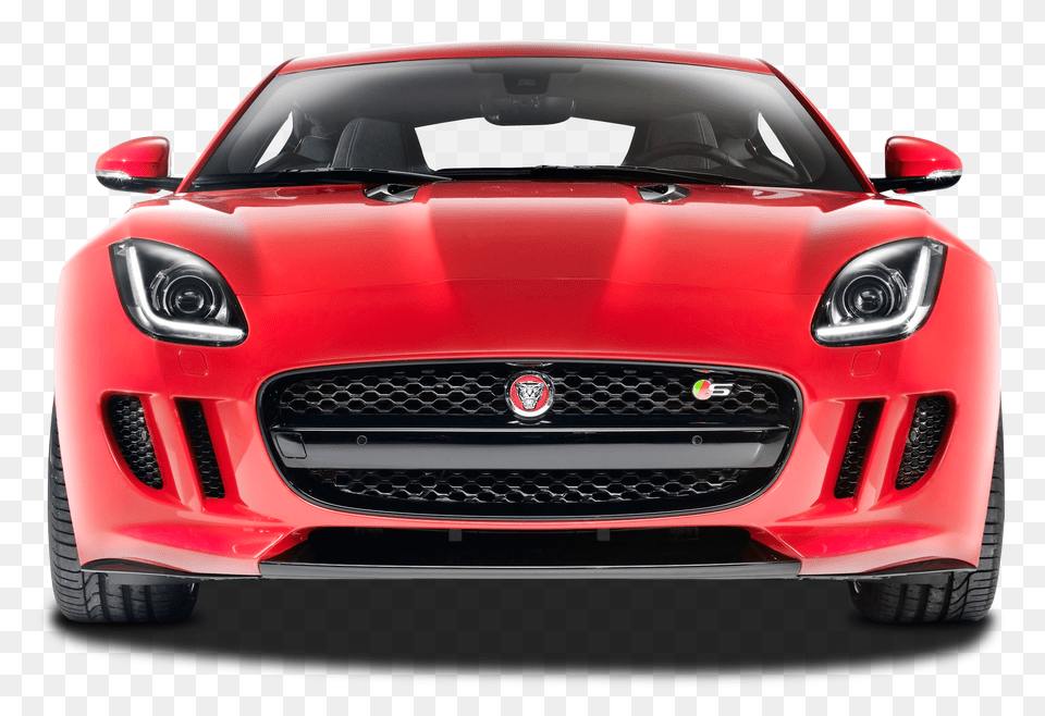 Pngpix Com Front View Of Jaguar F Type R Car Image, Vehicle, Coupe, Transportation, Sports Car Free Png