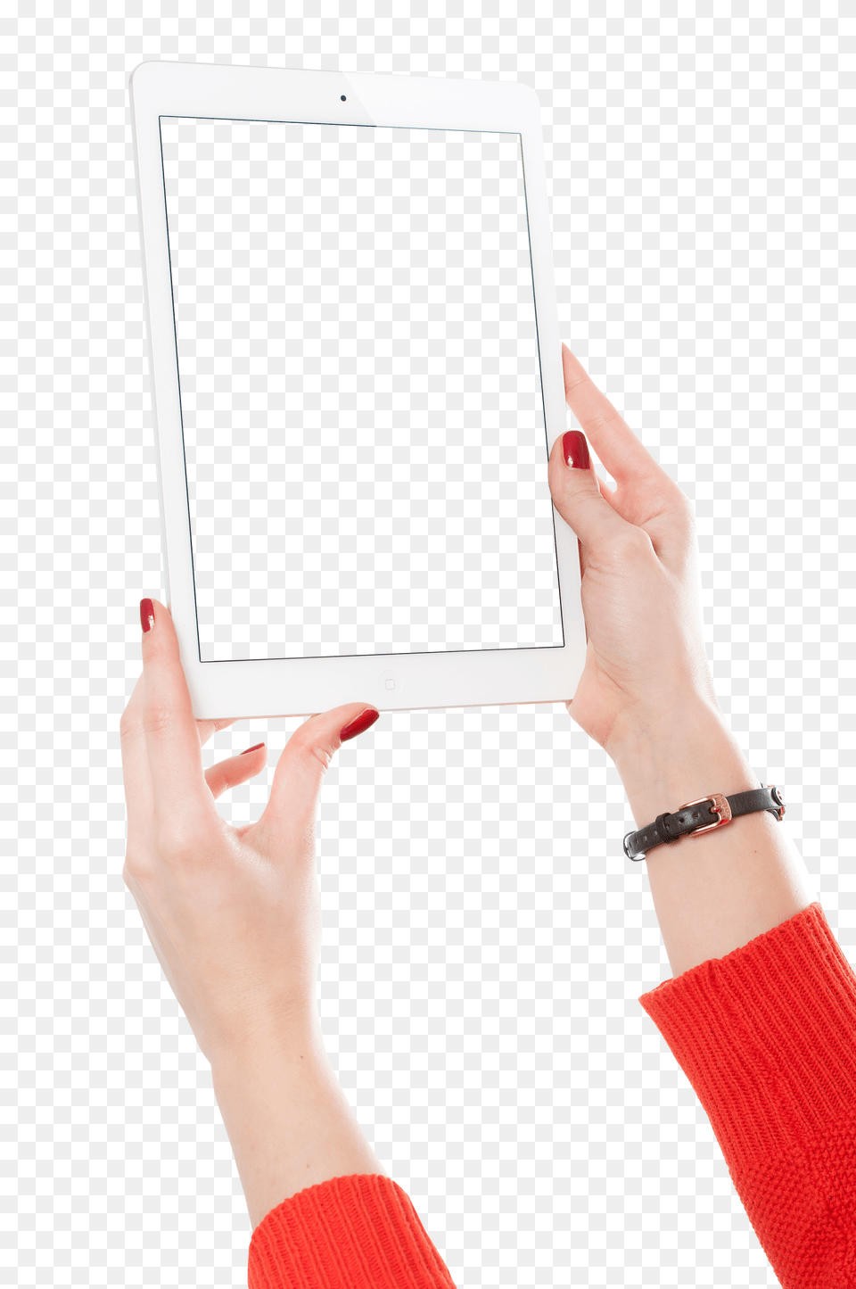 Pngpix Com Girl Hand Holding White Tablet Image, Accessories, White Board, Bracelet, Jewelry Png