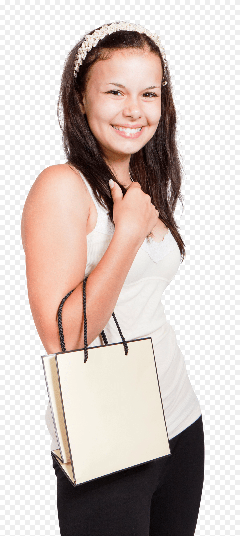 Pngpix Com Girl Holding Shopping Bag Image, Accessories, Handbag, Adult, Female Free Png Download