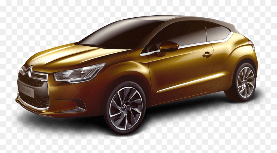 Pngpix Com Gold Citroen Ds High Rider Car Image, Spoke, Vehicle, Coupe, Machine Png