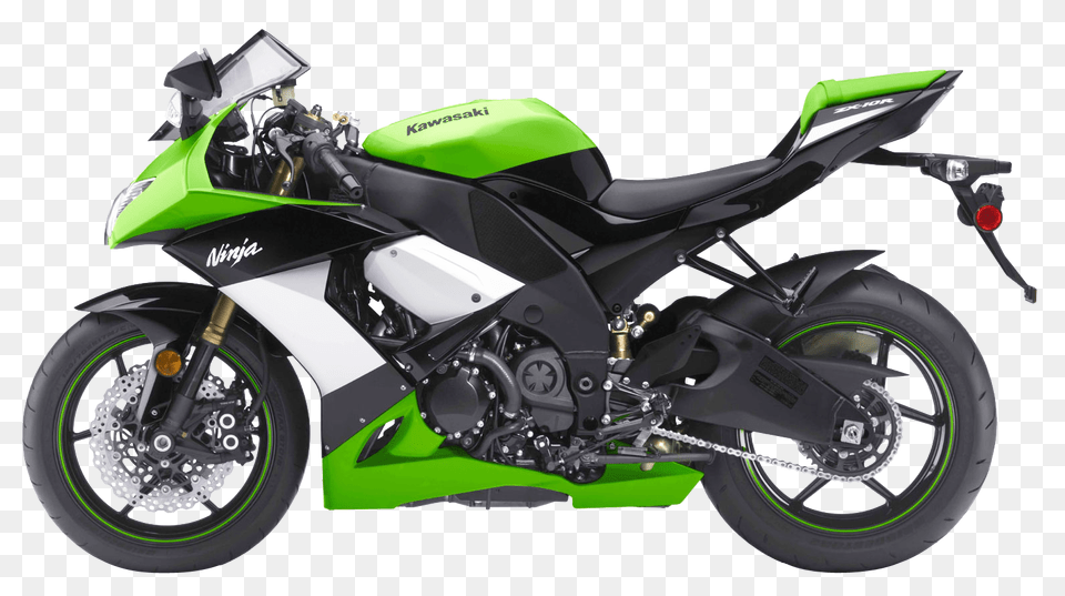 Pngpix Com Green Kawasaki Ninja Zx 10r Sport Motorcycle Bike Machine, Spoke, Transportation, Vehicle Png Image