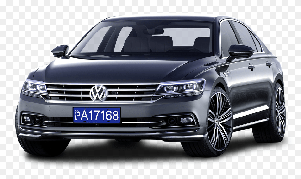 Pngpix Com Grey Volkswagen Phideon Luxury Car, Sedan, Vehicle, Transportation, License Plate Png Image