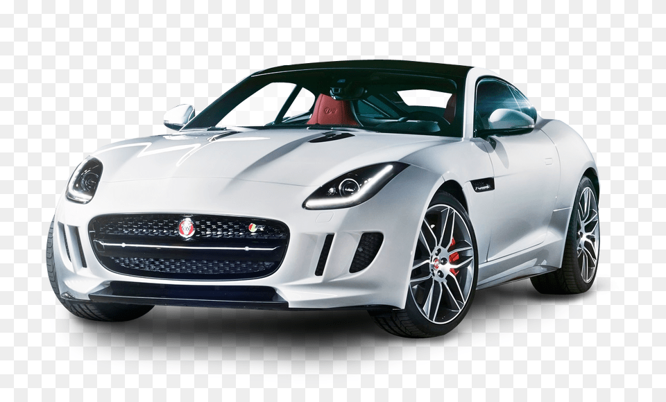 Pngpix Com Jaguar F Type White Car Image, Wheel, Vehicle, Coupe, Machine Free Png Download