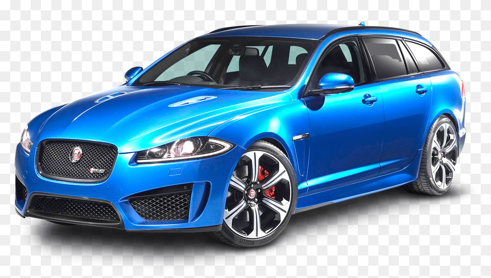 Pngpix Com Jaguar Xfr Sportbrake Blue Car Image, Sedan, Vehicle, Jaguar Car, Transportation Free Png