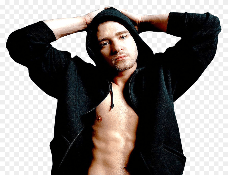 Pngpix Com Justin Timberlake Transparent Image, Clothing, Sweater, Knitwear, Hoodie Free Png