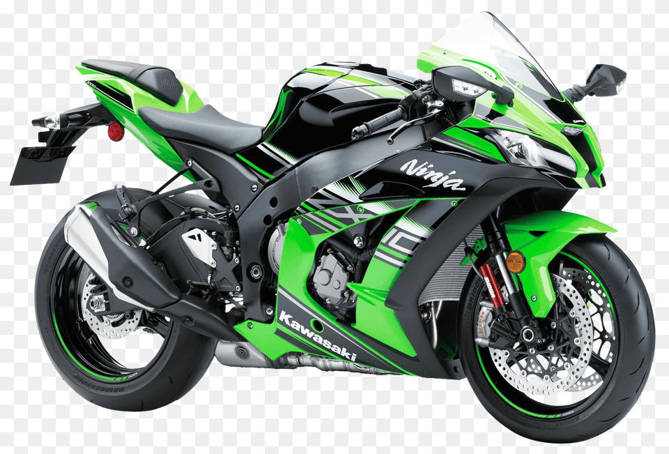 Pngpix Com Kawasaki Ninja Green Motorcycle Bike Image, Transportation, Vehicle, Machine, Spoke Free Png Download